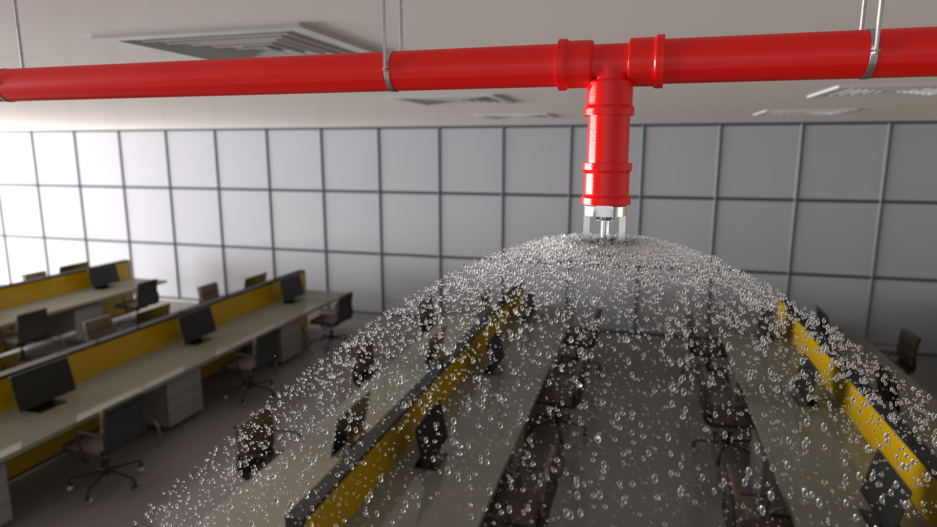 Office Fire Sprinkler
